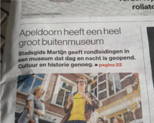 Een artikel over het Museum voor Kunst in de Openbare Ruimte in de Stentor